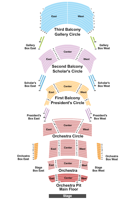 Northrop Auditorium Cirque du Soleil Seating Chart